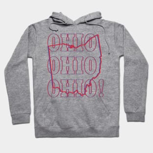 Ohio State Map & Label Hoodie